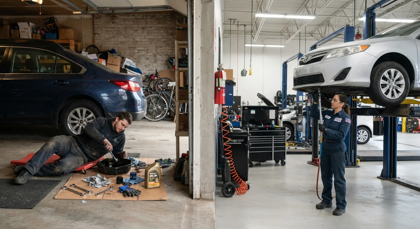 DIY Car Maintenance vs. Taking It to a Shop
