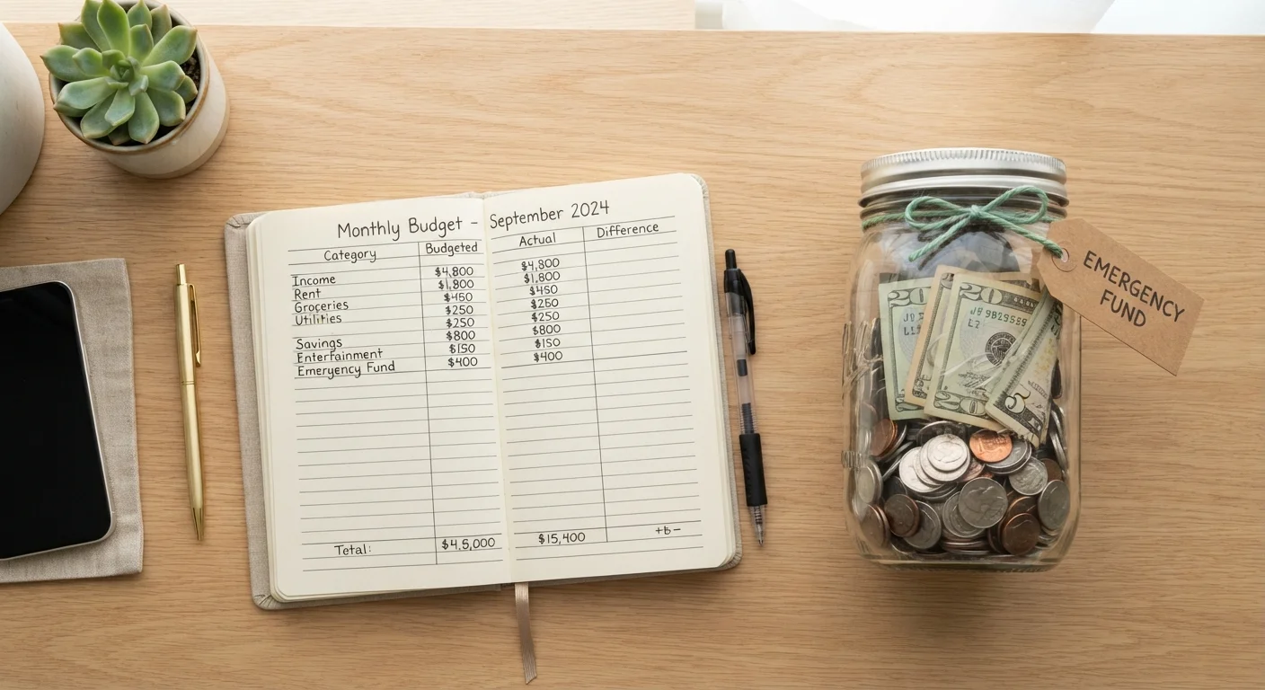 Emergency Fund vs. Monthly Budget: How They Work Together
