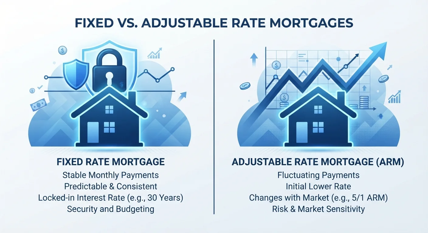 Fixed-Rate vs. Adjustable-Rate Mortgages: What Changes and What Doesn't