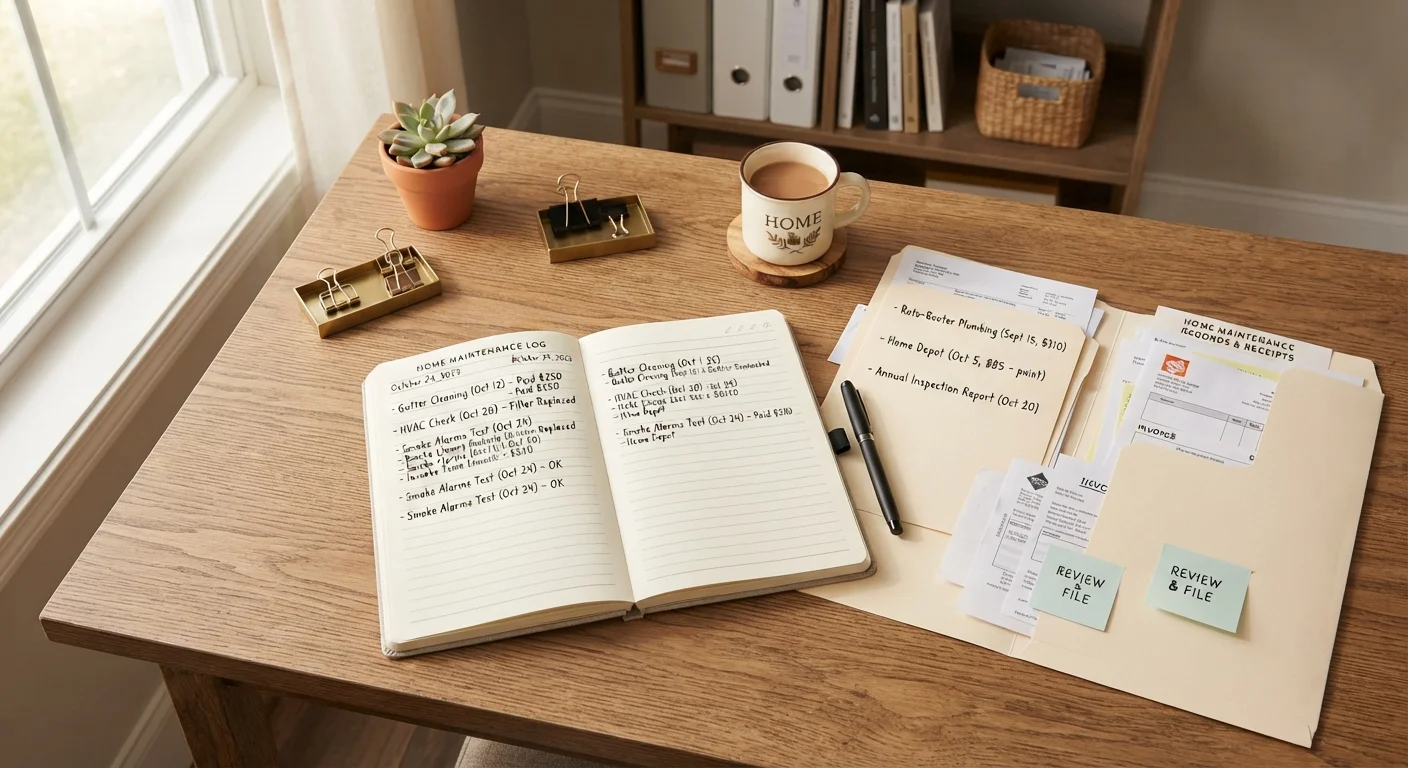 Keeping a Home Maintenance Log: Why It Matters and How to Set One Up