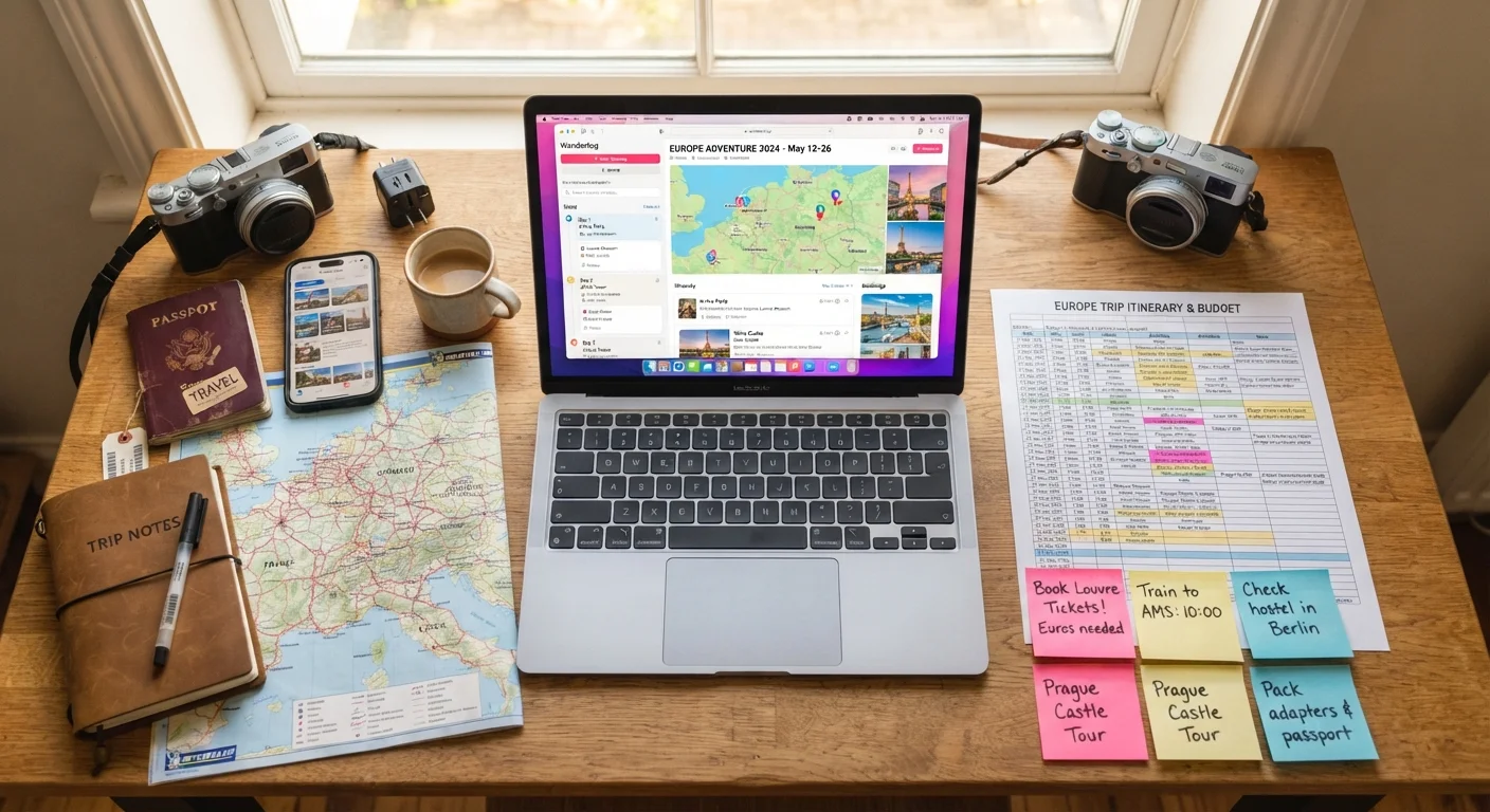 Planning with Travel Apps vs. Old-School Spreadsheets