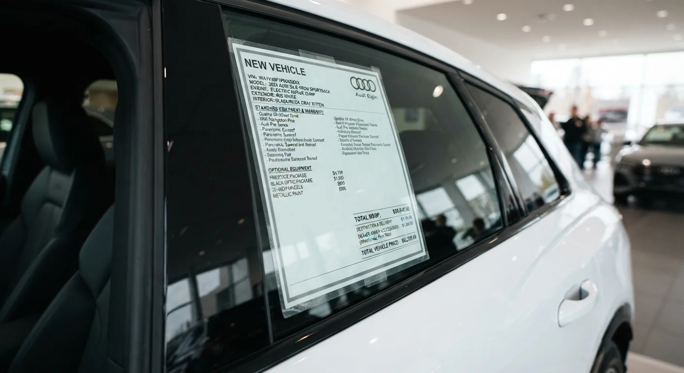 Reading a Window Sticker: What Every Line on the Monroney Label Means