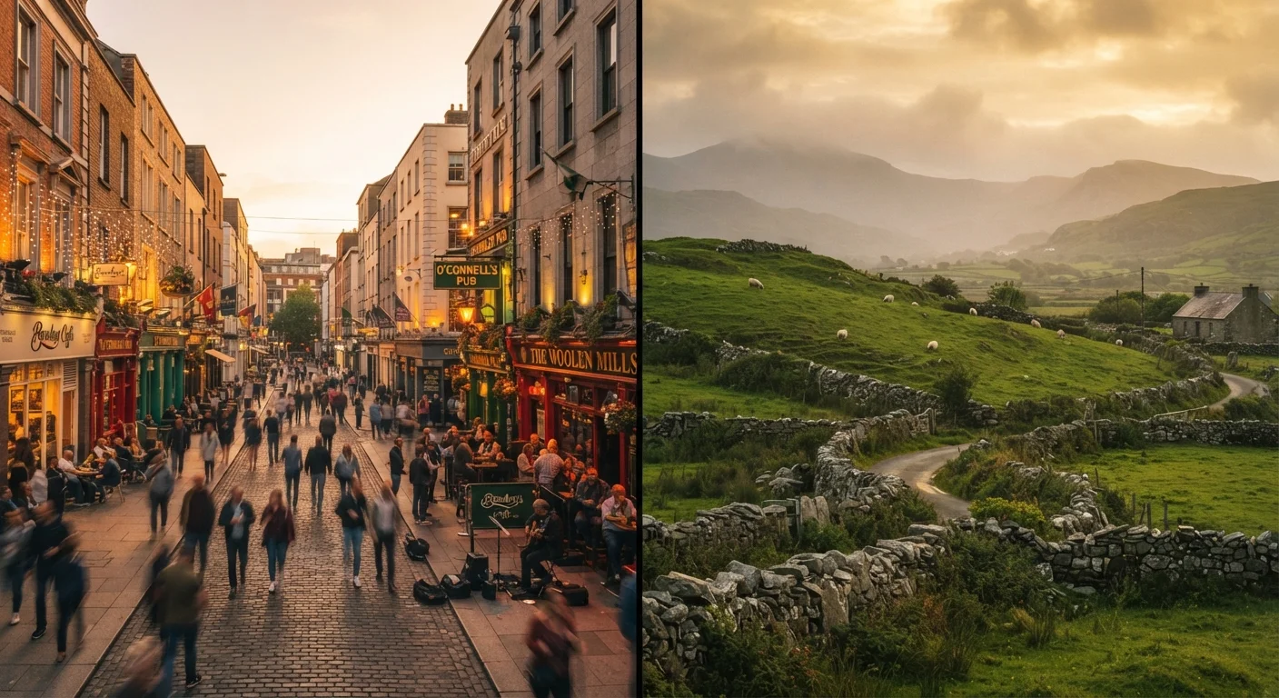 Rural Ireland vs. Dublin: Why the Country Divides Travelers So Sharply