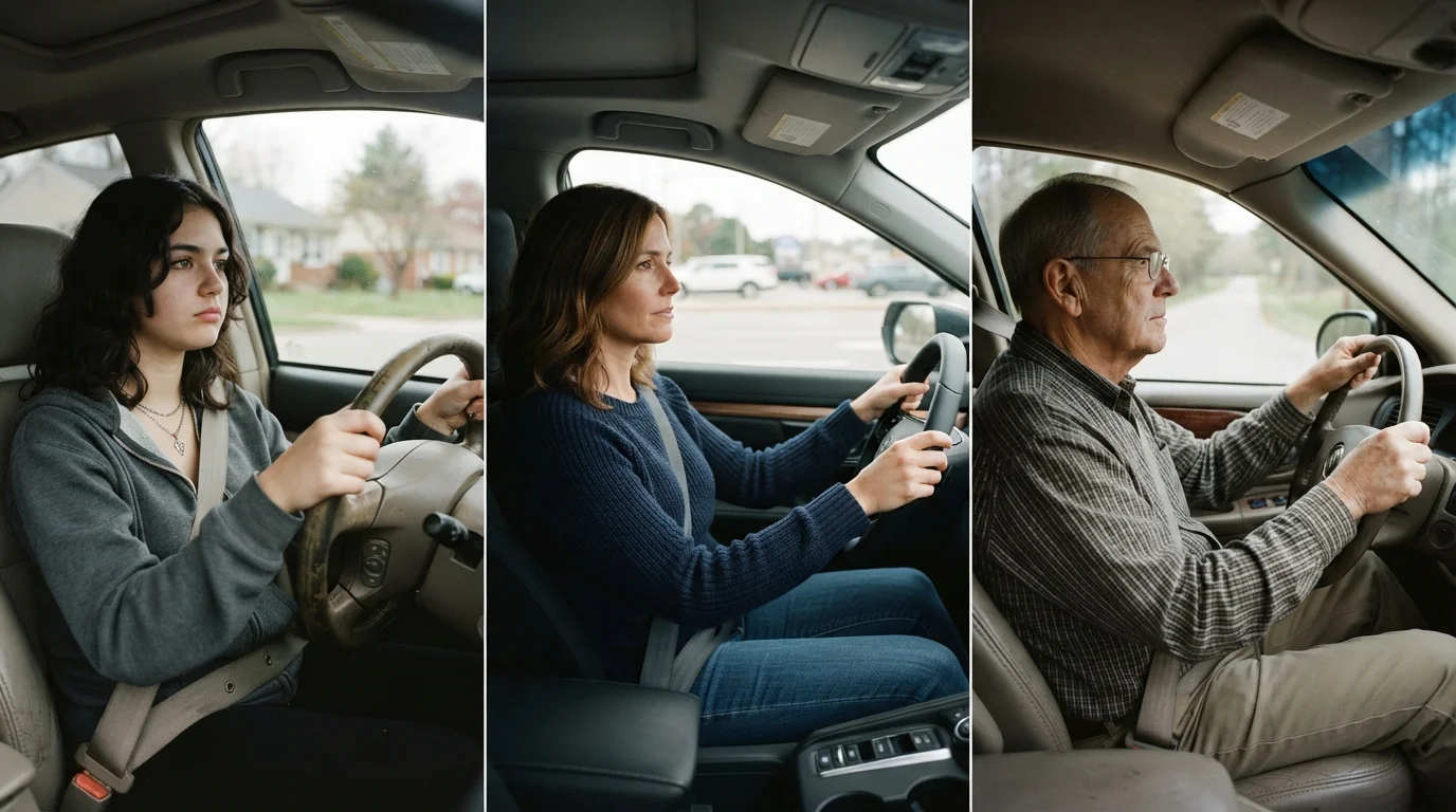 Safe Driving at Every Age: How Risk Profiles Shift from Teen to Senior Years